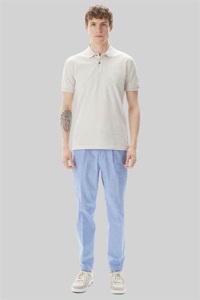 Boss Regular Fit Pallas Polo Yaka T-Shirt Krem 131