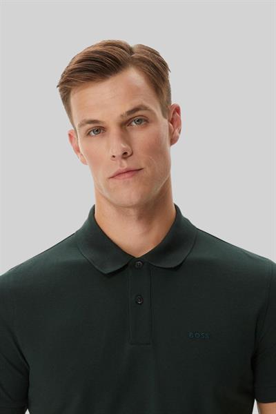 Boss Regular Fit Pallas Polo Yaka T-Shirt Yeşil 350