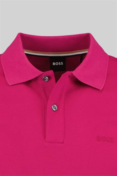 Boss Regular Fit Pallas Polo Yaka T-Shirt Pembe 653