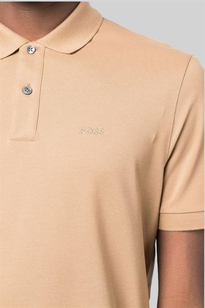 Boss Regular Fit Pallas Polo Yaka T-Shirt Bej 260