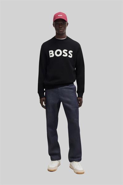 Boss Regular Fit Pamuklu Erkek Sweatshirt Lacivert 404