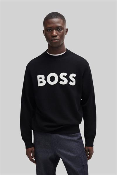 Boss Regular Fit Pamuklu Erkek Sweatshirt Lacivert 404