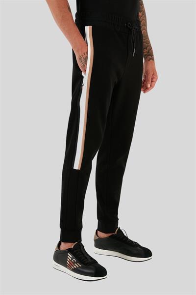 Boss Regular Fit Pamuklu Jogger Erkek Spor Pantolon Siyah
