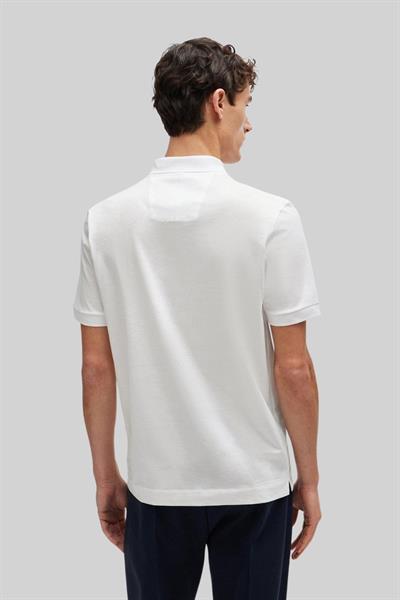 Boss Regular Fit Pamuklu Polo Yaka Erkek T-Shirt Beyaz 100