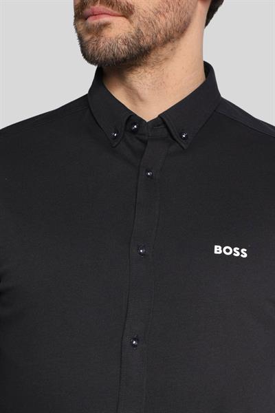 Boss Regular Fit Pamuklu Uzun Kollu Erkek Gömlek Mavi 402