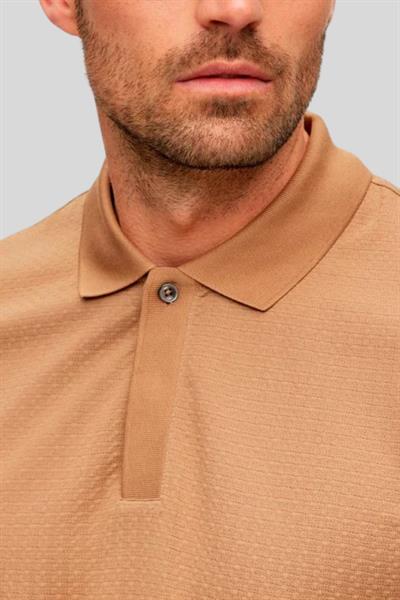 Boss Regular Fit Polo Yaka Erkek T-Shirt Bej 260