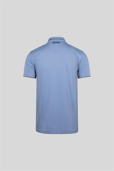Boss Regular Fit Polo Yaka Erkek T-Shirt Mavi 498