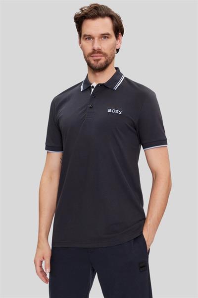Boss Regular Fit Polo Yaka Erkek T-Shirt Lacivert