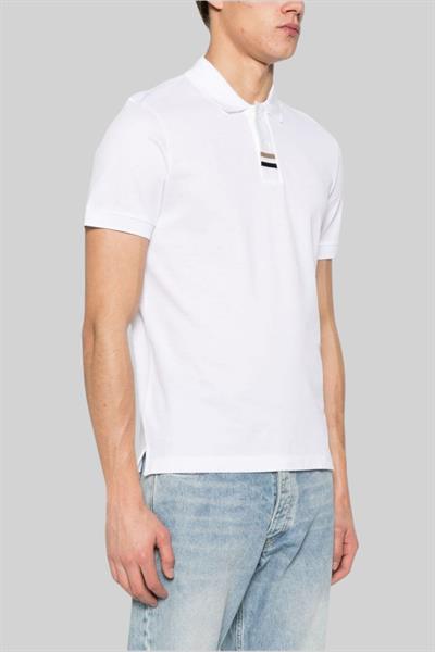 Boss Regular Fit Polo Yaka Erkek T-Shirt Beyaz 100