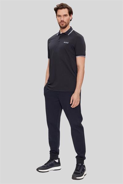 Boss Regular Fit Polo Yaka Erkek T-Shirt Lacivert