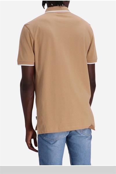 Boss Regular Fit Polo Yaka Erkek T-Shirt Bej 260