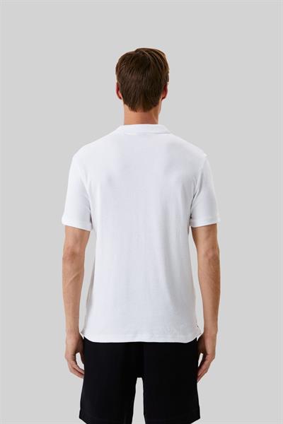 Boss Regular Fit Polo Yaka Erkek T-Shirt Beyaz 100