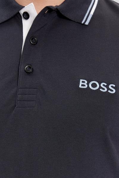Boss Regular Fit Polo Yaka Erkek T-Shirt Lacivert