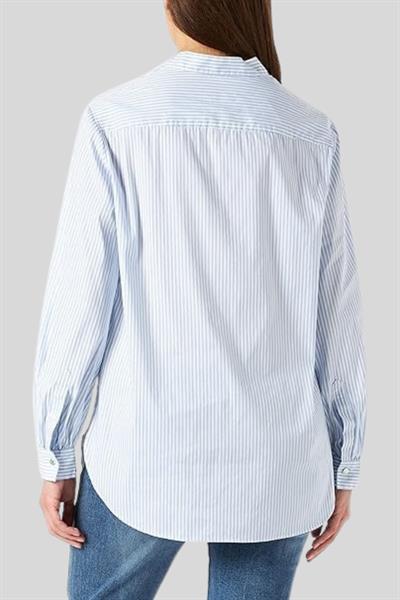 Boss Regular Fit Uzun Kollu Kadın Bluz Mavi 417