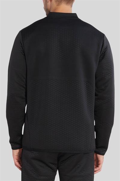 Boss Regular Fit V Yaka Erkek Sweatshirt Siyah