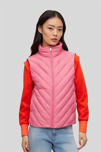 Boss Regular Fit Yelek Pembe