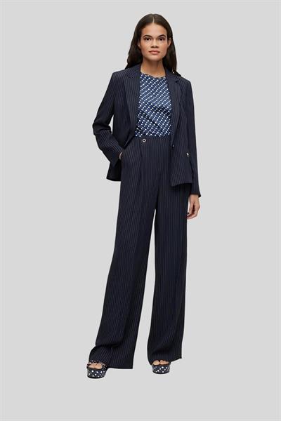 Boss Regular Fit Yüksek Bel Geniş Paça Kadın Pantolon Çok Renkli