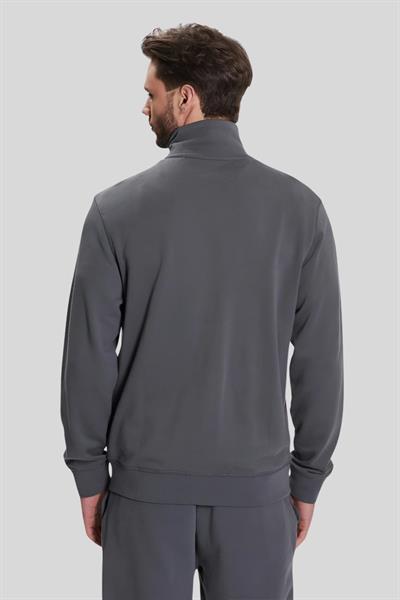 Boss Regular Fit Zestart Dik Yaka Erkek Ceket Gri
