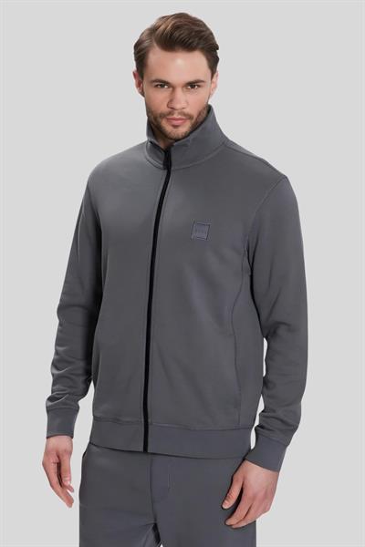 Boss Regular Fit Zestart Dik Yaka Erkek Ceket Gri