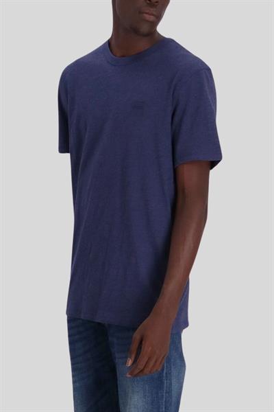 Boss Regular Pamuklu Fit Bisiklet Yaka Erkek T-Shirt Mavi 418