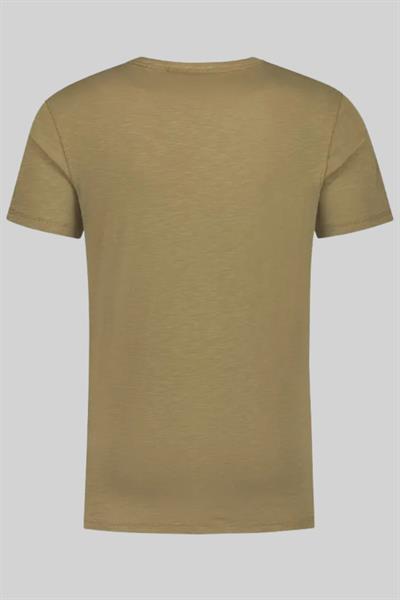 Boss Regular Pamuklu Fit Bisiklet Yaka Erkek T-Shirt Bej