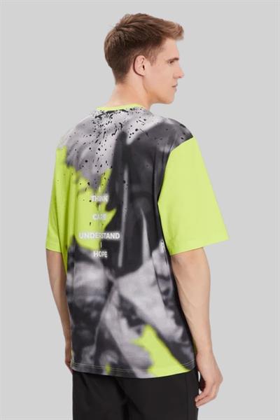 Boss Relaxed Fit Bisiklet Yaka Erkek T-Shirt Yeşil