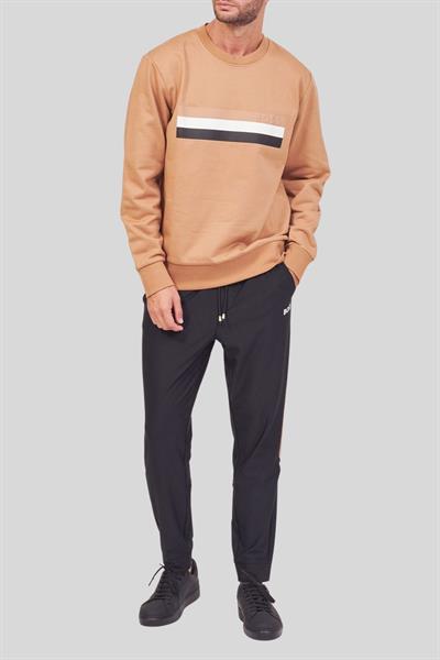 Boss Relaxed Fit Erkek Sweatshirt Bej 260