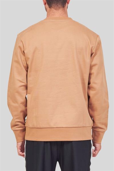 Boss Relaxed Fit Erkek Sweatshirt Bej 260