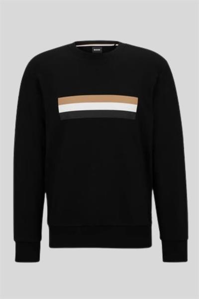 Boss Relaxed Fit Erkek Sweatshirt Siyah
