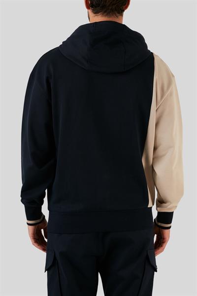 Boss Relaxed Fit Kapüşonlu Erkek Sweatshirt Lacivert 404