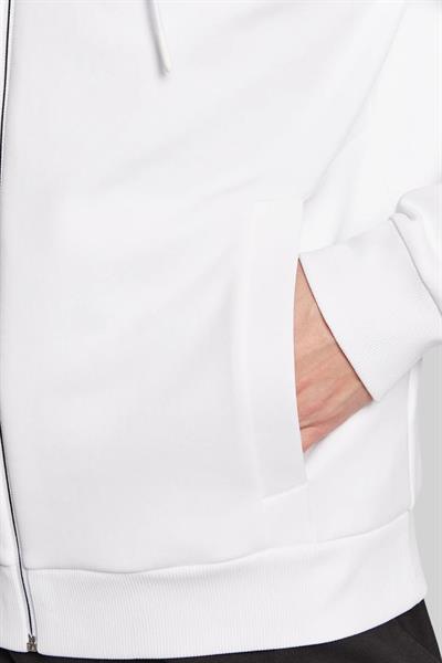 Boss Saggy 1 Erkek Fermuarlı Sweatshirt Beyaz 100