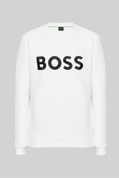 Boss Salbo 1 Erkek Sweatshirt Beyaz 100