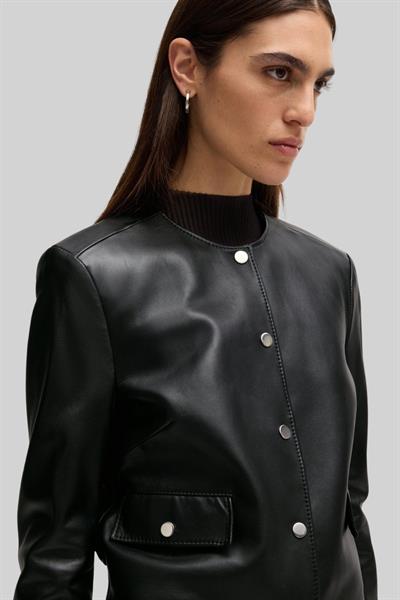 Boss Samarie Deri Ceket Siyah