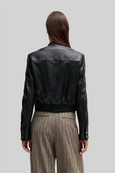 Boss Samarie Deri Ceket Siyah