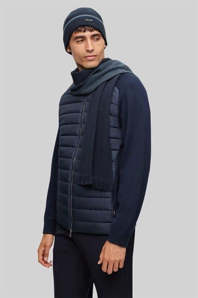 Boss Şapka Atkı Set Lacivert 404