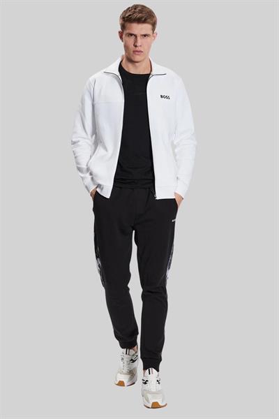 Boss Skaz 1 Erkek Fermuarlı Sweatshirt Beyaz 100