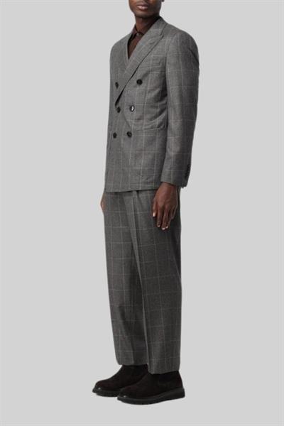 Boss Slim Fit 2 Li Erkek Takım Elbise Gri 030