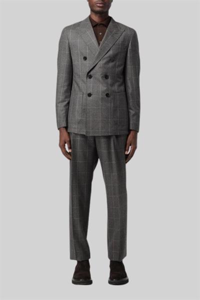 Boss Slim Fit 2 Li Erkek Takım Elbise Gri 030