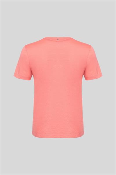 Boss Slim Fit Bisiklet Yaka Kadın T-Shirt Pembe 678