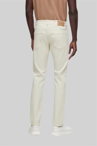 Boss Slim Fit Erkek Jean Pantolon Krem 131