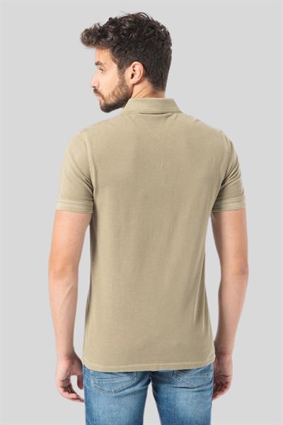 Boss Slim Fit Erkek Polo Yaka T-Shirt Haki 336