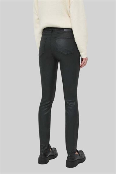 Boss Slim Fit Kadın Mumlu Jean Pantolon Siyah
