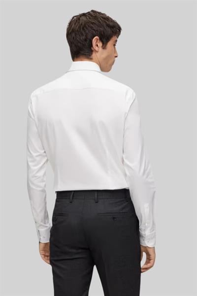 Boss Slim Fit Kent Yaka Erkek Gömlek Beyaz 100
