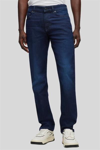 Boss Slim Fit Normal Bel Erkek Jean Pantolon Mavi 402