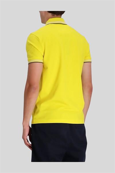 Boss Slim Fit Paul Curved Polo Yaka T-Shirt Sarı