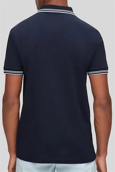 Boss Slim Fit Paul Curved Polo Yaka T-Shirt Lacivert 409