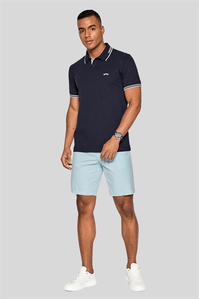 Boss Slim Fit Paul Curved Polo Yaka T-Shirt Lacivert 405