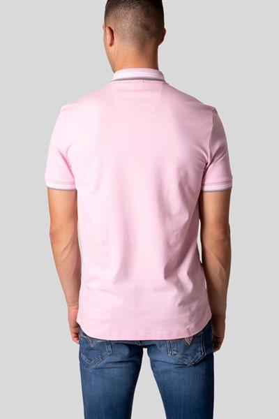Boss Slim Fit Paul Curved Polo Yaka T-Shirt Pembe
