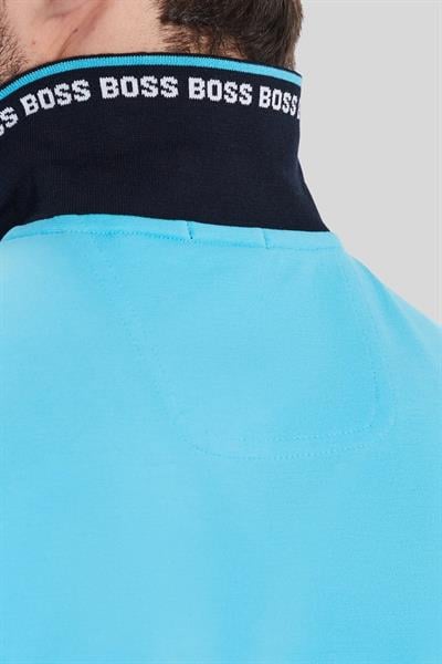 Boss Slim Fit Paul Curved Polo Yaka T-Shirt Mavi 497