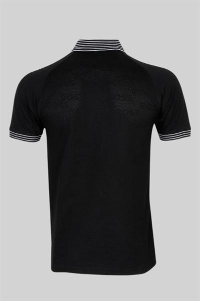 Boss Slim Fit Polo Yaka Erkek Siyah T-Shirt Siyah